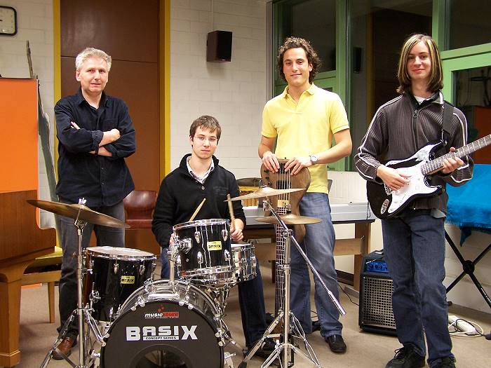 Acoustic Rock, Oktober 2008, v.l.n.r. Christof Heringer, Julian Rabung, Daniel Engels und Marius Rabung